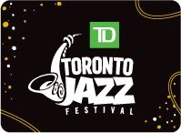 TD Logo and photo of a saxophone
