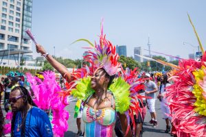 Caribana Grande Parade Festival Goers in Costume